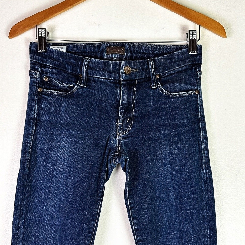 Mother The Looker Skinny Jeans in Forever and a Day Dark Wash Stretch Women's 26 - Picture 3 of 13